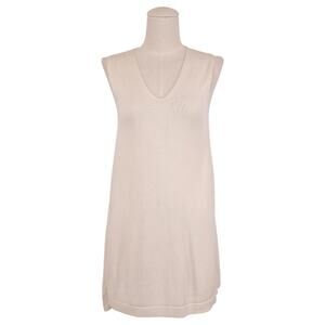 Eileen Fisher Knit Tunic Tank Natural Beige Sz Extra Small